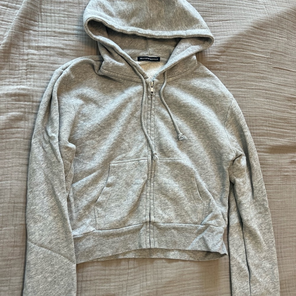 Brandy Melville Zip Sweater